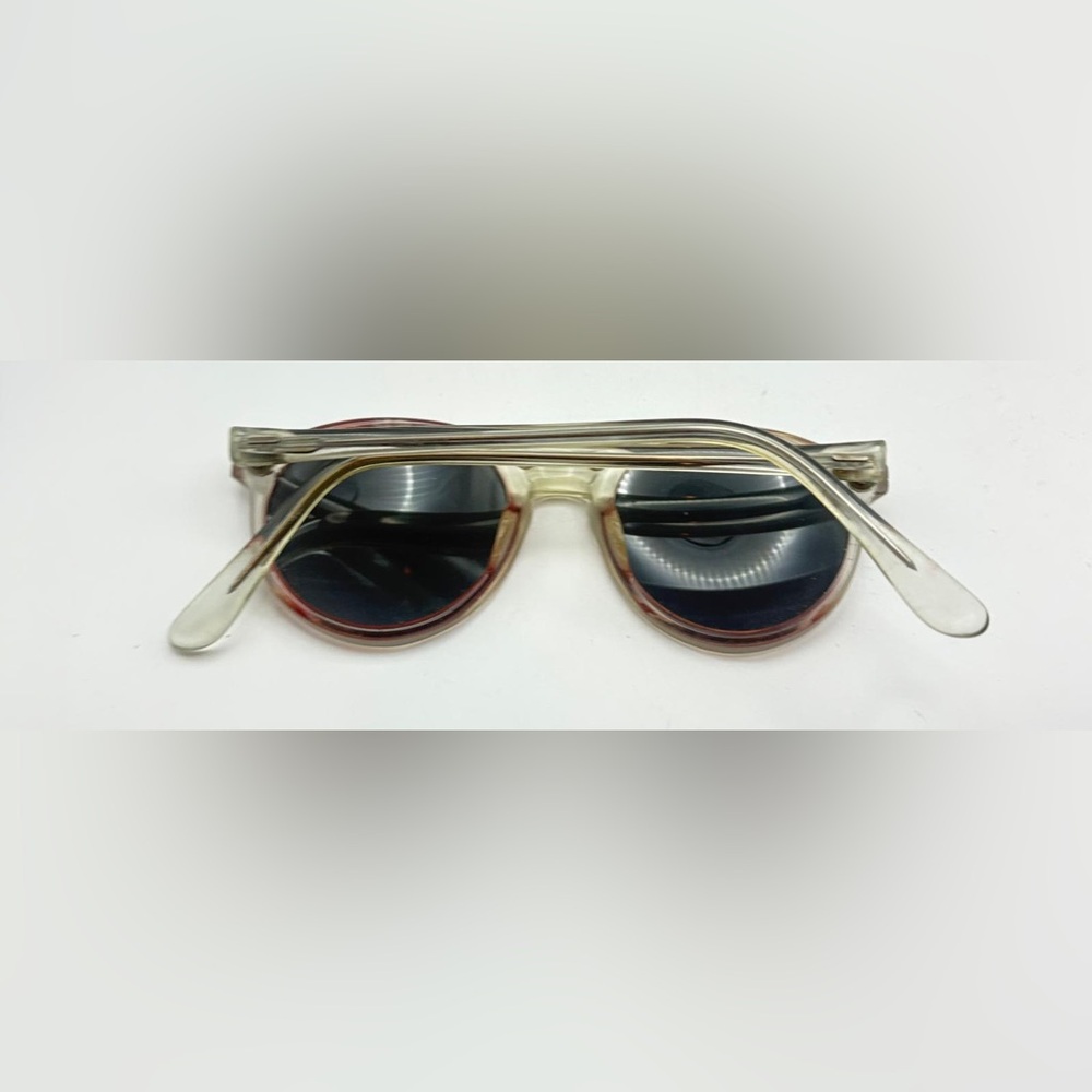 Vintage Translucent Round Sunglasses Frames - Picture 4 of 8